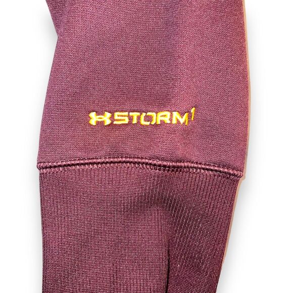 Under Armour Womens Hoodie Hooded Sweatshirt Loose Fit ColdGear Purple Large - Picture 7 of 12